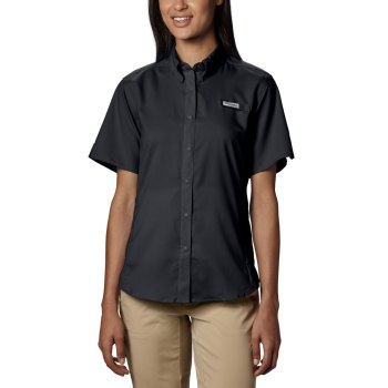 Columbia Overhemd Dames, PFG Tamiami II Short Sleeve Zwart, 27UMBOJER